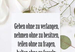 Die schönsten Sprüche zur Hochzeit