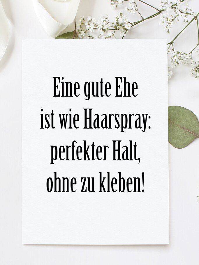 Witziger Spruch zur Hochzeit | © iStock | Tabitazn | Collage Funke 