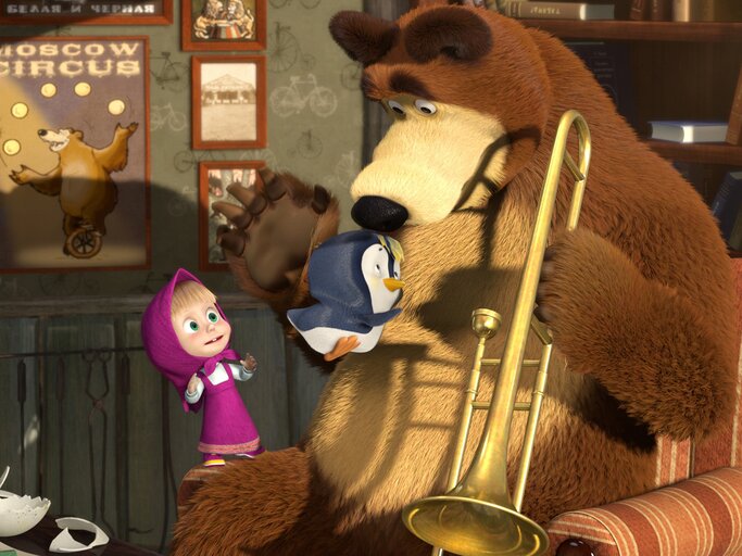 Szenenbild aus Kinderserie Mascha und der Bär | © KiKA/Animaccord Animation Studio