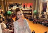 Barbara Meier im schicken Kleid auf dem Opernball | © Instagram/BarbaraMeier