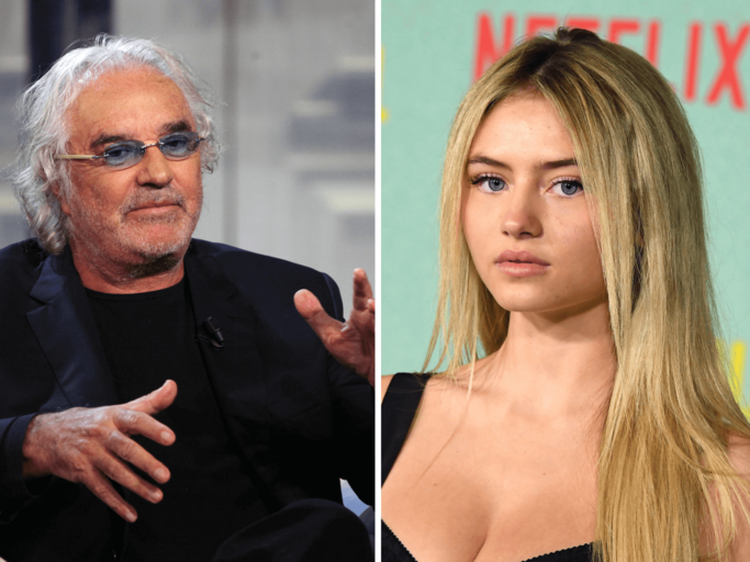 Flavio Briatore und Leni Klum | © Getty Images/Future Publishing/Steve Granitz