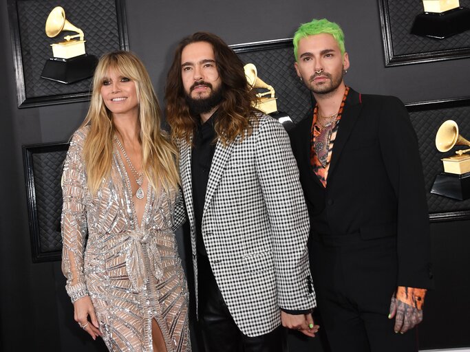 Heidi Klum, Tom und Bill Kaulitz in Los Angeles | © GettyImages/VALERIE MACON / Kontributor