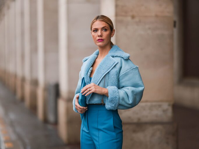 Viviane Geppert Streetstyle | © gettyimages.de / Jeremy Moeller