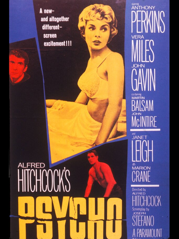 Psycho Filmplakat von Alfred Hitchcock | © gettyimages.de | Paramount Pictures 