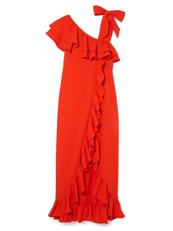 Rotes Kleid von Ganni | © PR