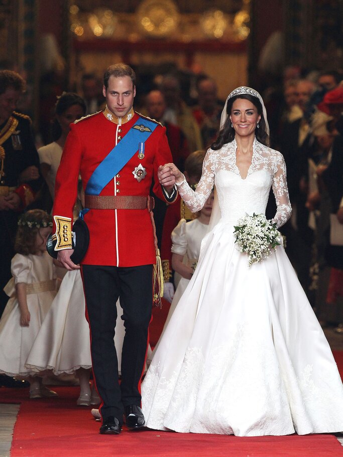 Herzogin Catherine und Prinz William bei ihrer Hochzeit | © Getty Images | Chris Jackson | Staff