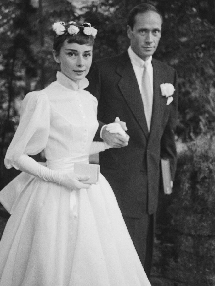 Brautkleid von Audrey Hepburn | © Getty Images | Ernst Haas | Kontributor