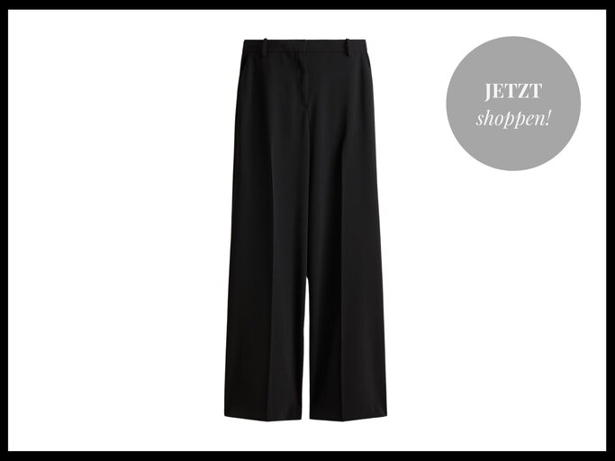 Schwarze Marlene Hose von H&M | © H&M