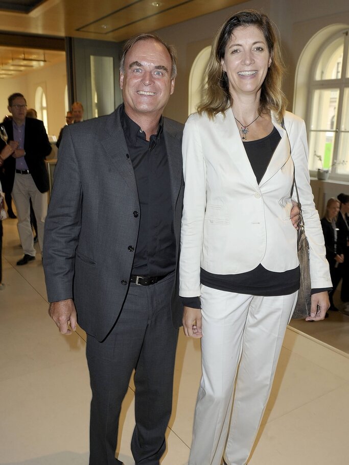 Georg Kofler mit seiner damaligen Frau Christiane Kofler auf den UFA Filmnächten im Jahr 2012. | © gettyimages.de | Luca Teuchmann