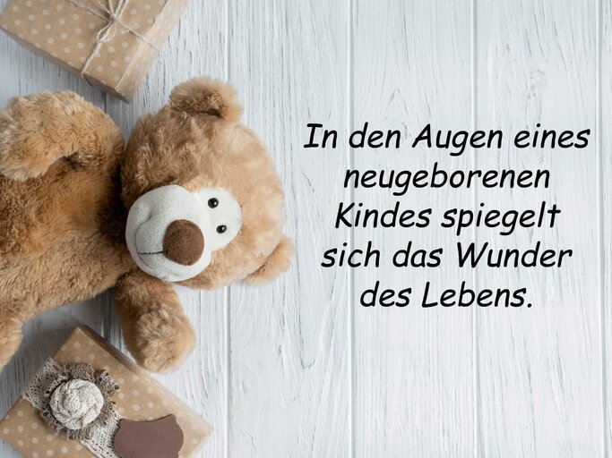 Die 15 schönsten Sprüche zur Geburt für Jungen und Mädchen