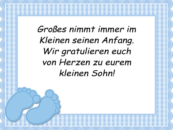 Die 15 schönsten Sprüche zur Geburt für Jungen und Mädchen