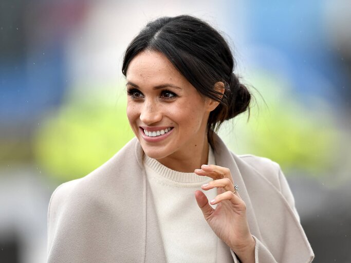 Meghan Markle mit Low Bun  | © Getty Images | Charles McQuillan