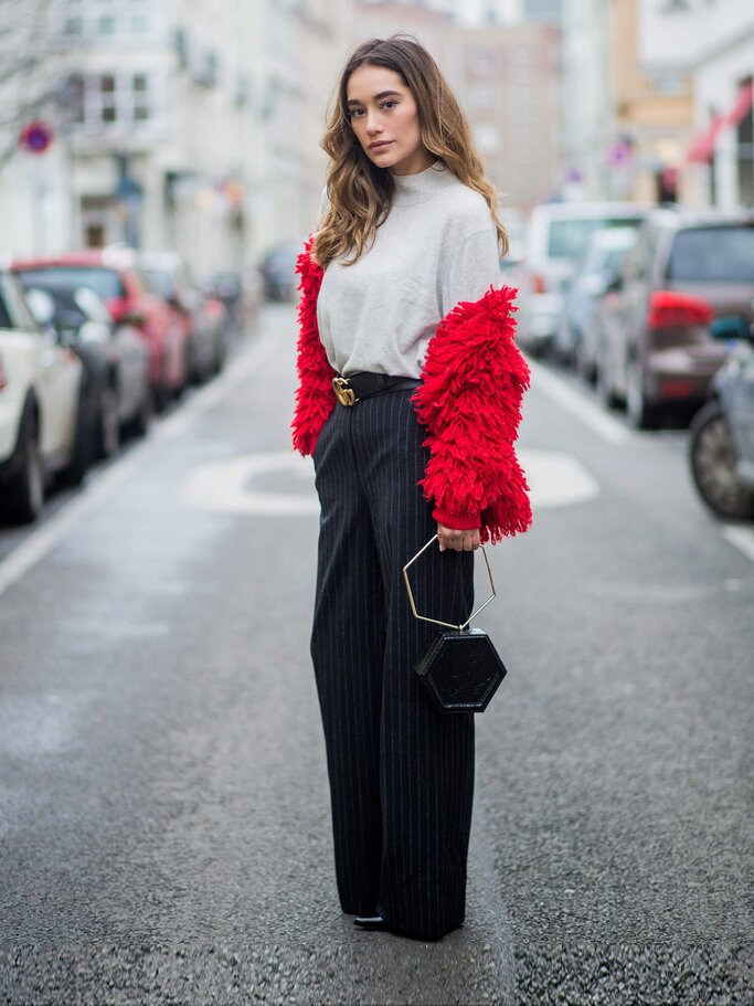 Streetstyle mit Marlene Hose | © Getty Images | Christian Vierig