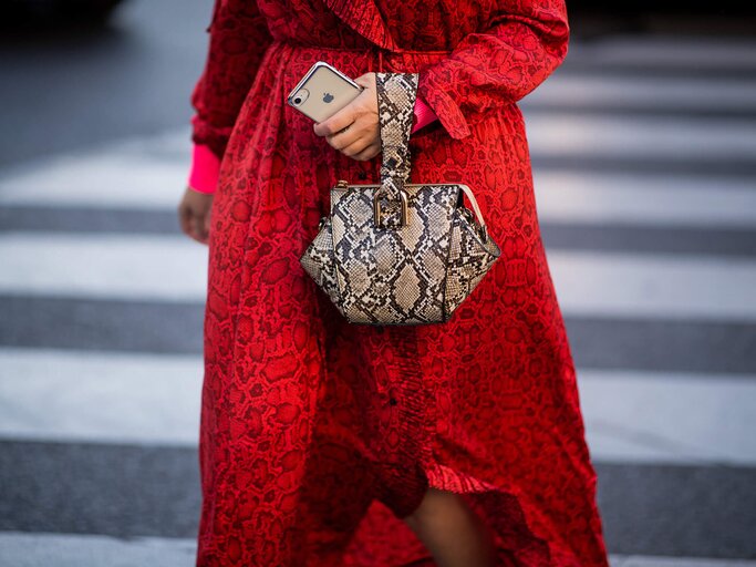 Snakeprint, Schlangenmuster Modetrend | © Getty Images | Christian Vierig