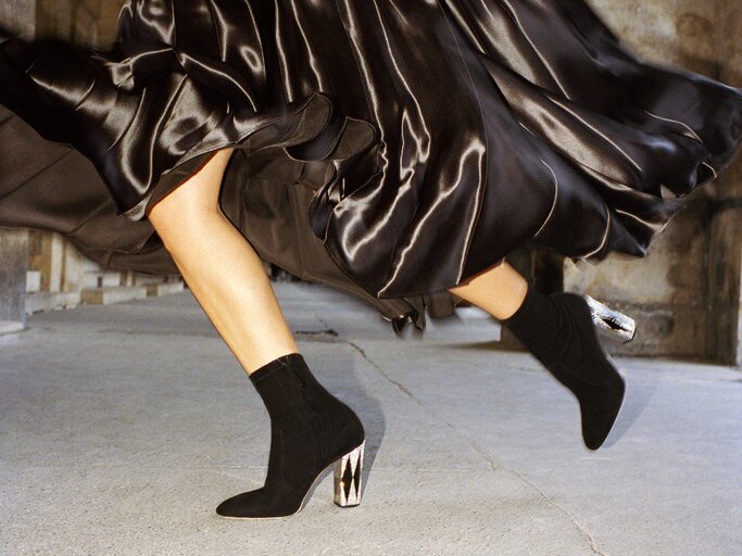 Patent Boot von Noor Fares | © Net-A-Porter