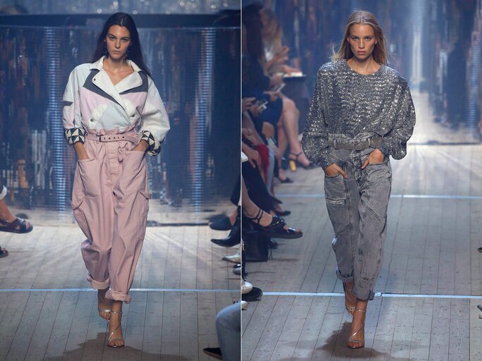 Isabel Marant zeigte auf dem Runway Cargohosen im neuen Look! | © Getty Images | Estrop