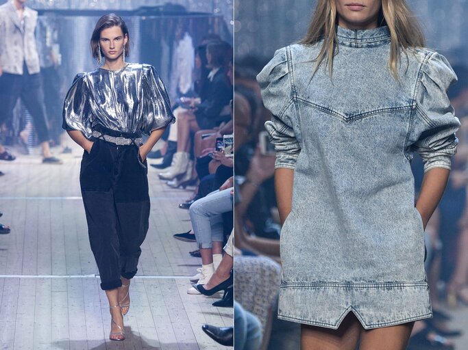 Puffärmel in allen Varianten - bei Isabel Marant auf dem Runway | © Getty Images | Kristy Sparow | Peter White