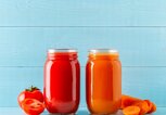 Karotten und Tomaten als Smoothie püriert | © iStock | tbralnina