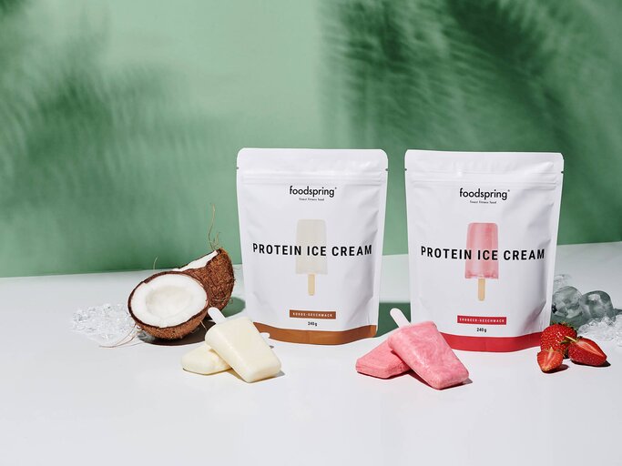 Viel Protein und wenig Zucker - die neue Protein Ice Cream von foodspring | © foodspring