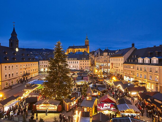 Annaberger Weihnachtsmarkt, Annaberg-Buchholz, Sachsen | © imago images | Michael Handelmann