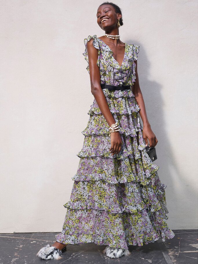 Giambattista Valli x H&M: Kleid mit Rüschen | © Giambattista Valli x H&M