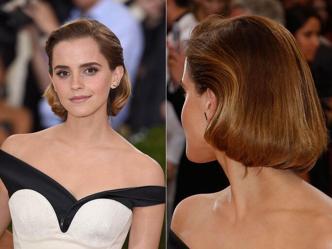 Emma Watson mit Fake Bob | © Getty Images | Karwai Tang | Taylor Hill