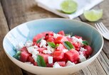 Wassermelone mit Feta | © iStock | juefraphoto