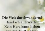 Zitat von Friedrich von Bodenstedt über Mutterliebe mit Blumen im Hintergrund | © iStock | Kharichkina