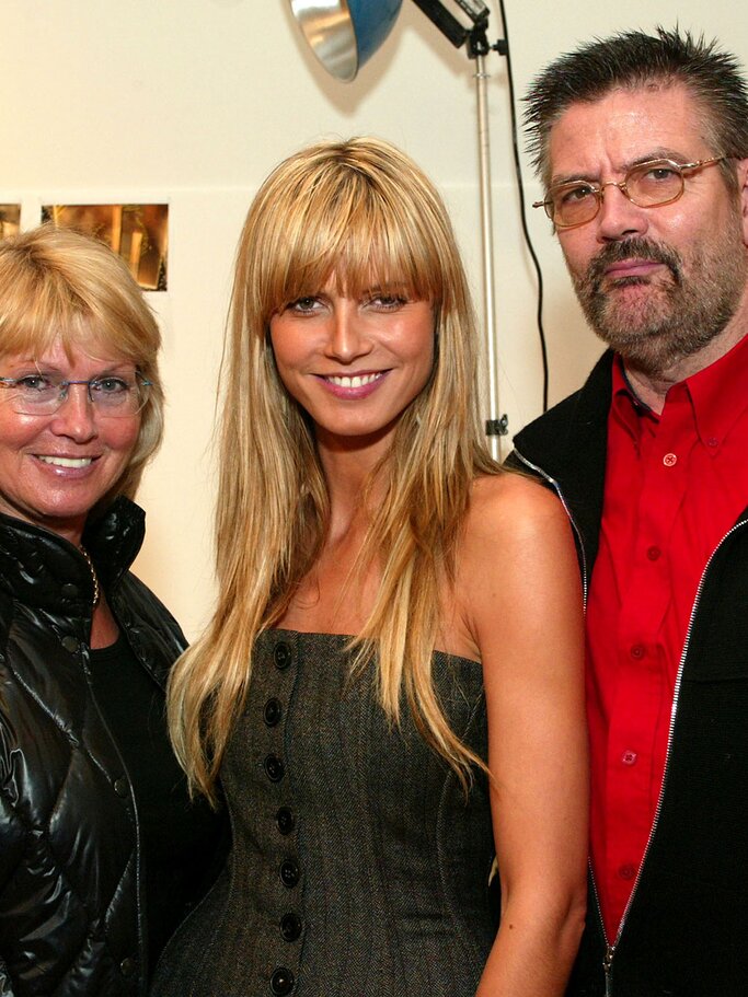 Heidi Klum mit ihren Eltern | © Getty Images | Evan Agostini