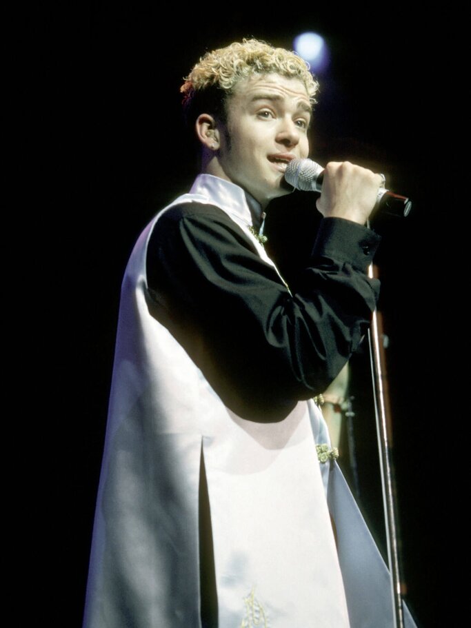 Justin Timberlake 1998 im Madison Square Garden in New York City. | © Getty Images | Ron Galella