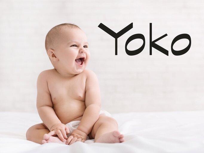 Süßes Baby mit dem Mädchennamen Yoko | © iStock | Prostock-Studio