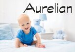 süßes Baby mit dem Jungennamen Aurelian | © iStock | FamVeld