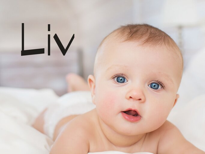 Süßes Baby mit dem Namen Liv | © iStock | KristinaKibler