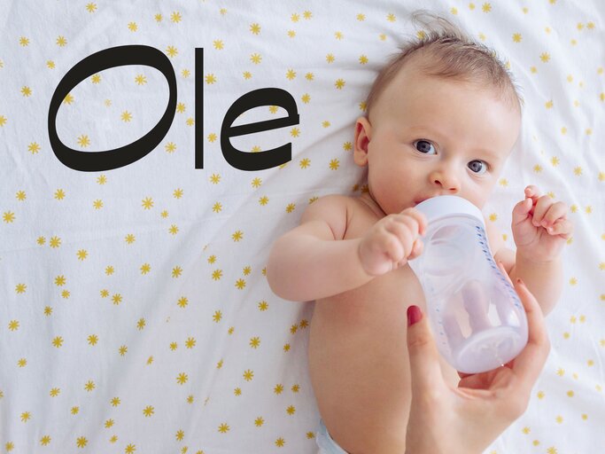 Süßes Baby mit dem nordischen Namen Ole | © iStock | petrunjela