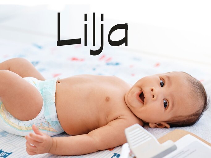 Süßes Baby mit dem Namen Lilja | © iStock | katleho Seisa