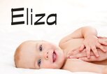 Süßes Baby mit dem Namen Eliza | © iStock | naumoid