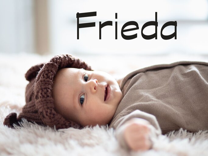 Süßes Baby mit dem Namen Frieda | © iStock | Pavlina Popovska
