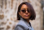 Kat Graham trägt einen Bob mit Seitenscheitel | © Getty Images | Christian Vierig