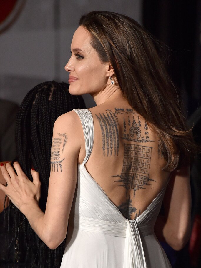 Angelina Jolie Tattoos | © Getty Images | Axelle/Bauer-Griffin