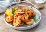 Würzige Knoblauch-Knoblauchspili Garnelen | © iStock.com | Azurita