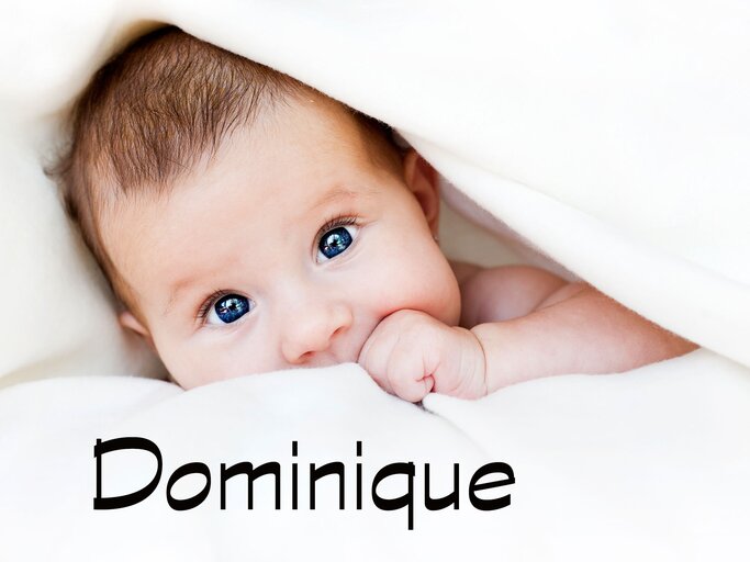 süßes Baby mit dem Namen Dominique | © iStock.com | zdenkam