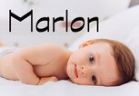 süßes Baby mit dem Namen Marlon | © iStock.com | petrunjela