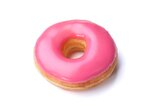 Rosa Donut auf einem weißen Hintergrund. | © iStock.com / Turnervisual