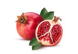 Granatapfel auf einem weißen Hintergrund. | © iStock.com / Olga Guchek