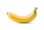 Banane auf einem weißen Hintergrund. | © iStock.com / kutaytanir