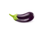 Aubergine auf weißem Hintergrund. | © iStock.com / photomaru