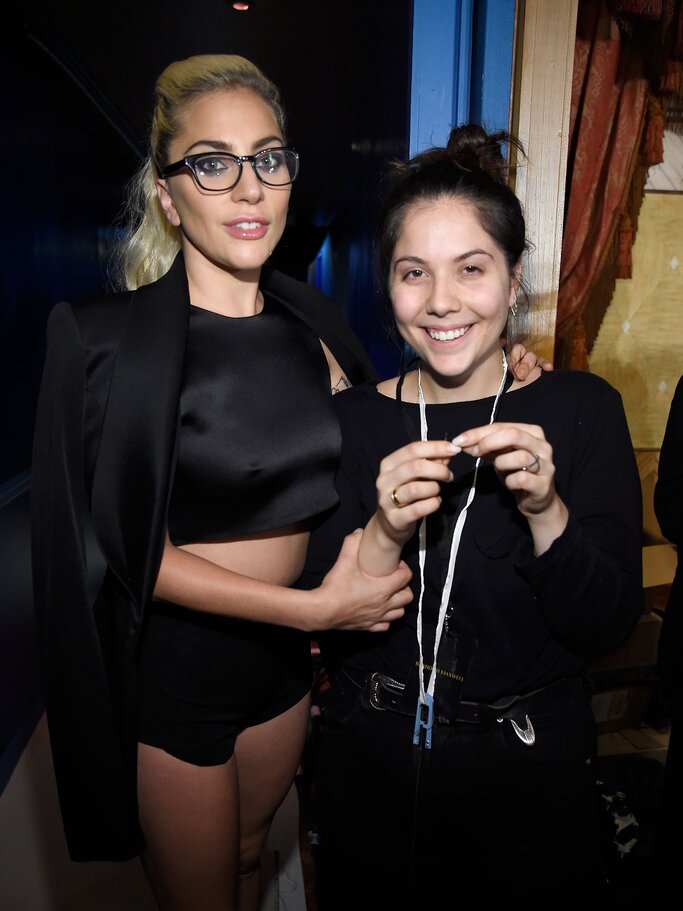 Lady Gaga mit ihrer Schwester Natali Germanotta | © Getty Images / Kevin Mazur