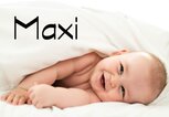 Süßes Baby mit dem Namen Maxi | © iStock.com / LSOphoto