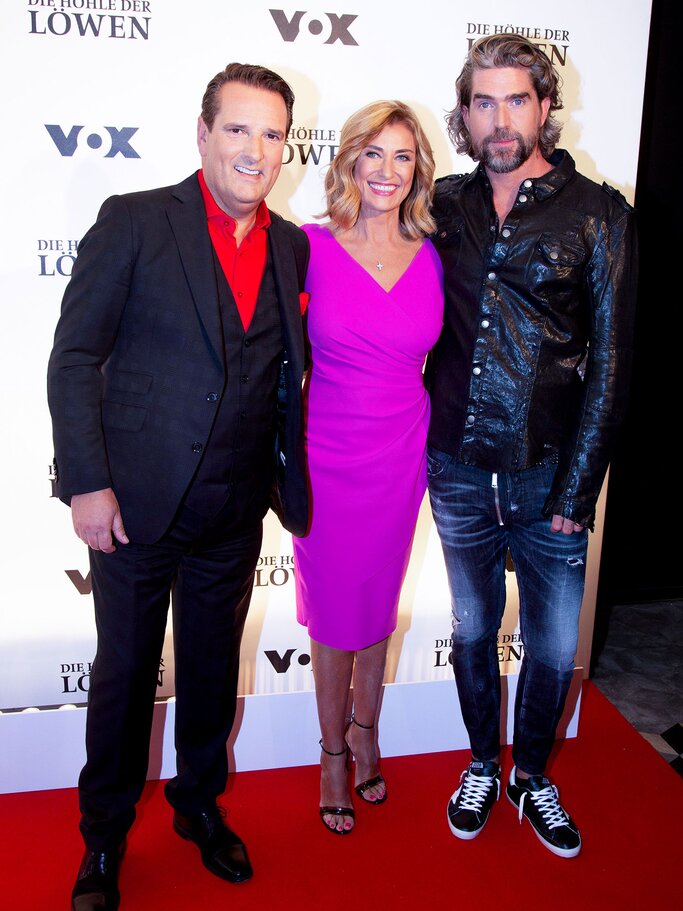 Nils Glagau bei Die Höhle der Löwen mit Dagmar Wöhrl und Ralf Dümmel | © Getty Images / Tristar Media