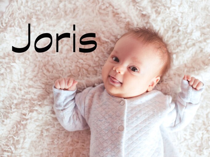 süßes Baby mit dem Namen Joris | © iStock.com / morrowlight